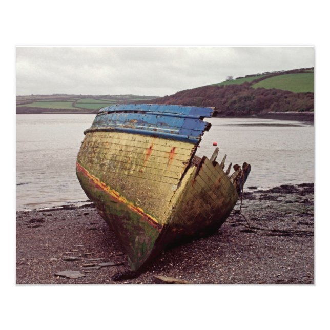Boat wreck photo print (Front)