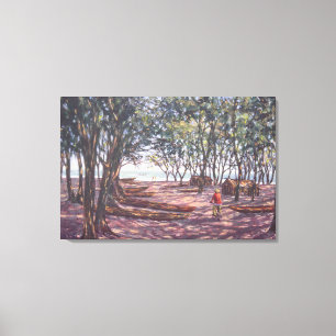 Boat Yard Kafountine 1998 Canvas Print