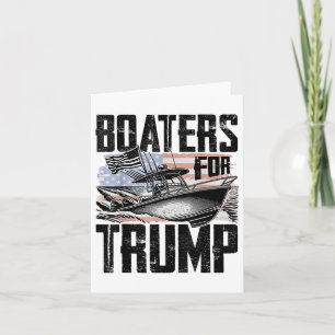 Boaters For Trump _1  Card
