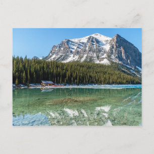 Boathouse next to Lake Louise - Banff, Canada Postcard