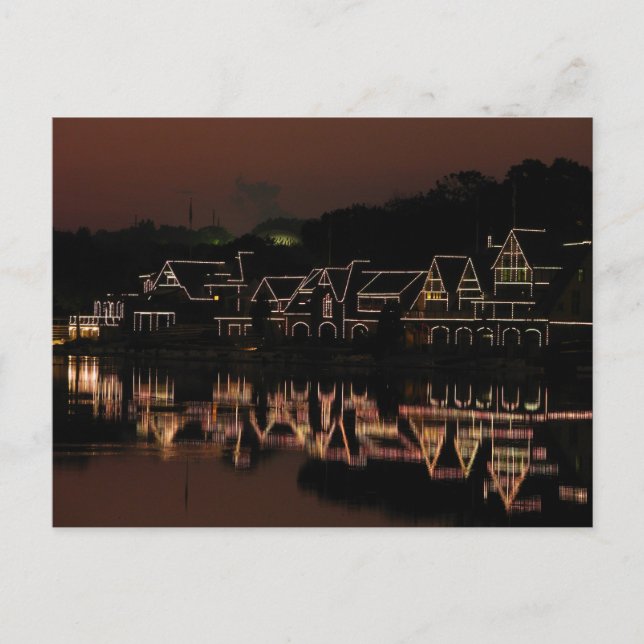 Boathouse Row Postcard (Front)