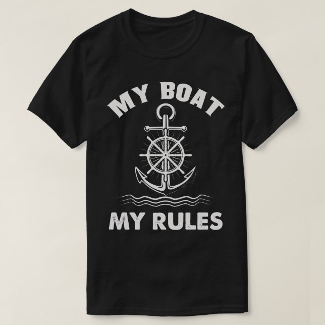 Boating Boat Boat Lover T-Shirt (Design Front)