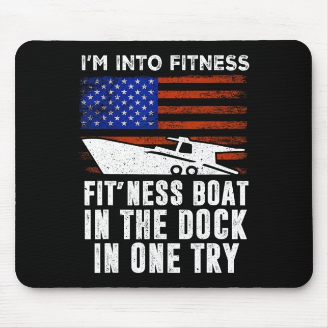 Boating Boat Captain 1  Mouse Pad (Front)