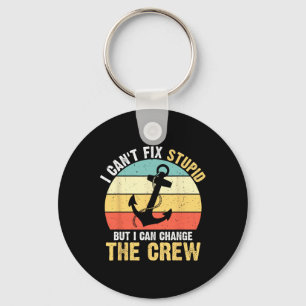 Boating Boat Captain Keychain