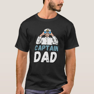 Boating Boat Owner Captain Dad Pontoon Father Men T-Shirt