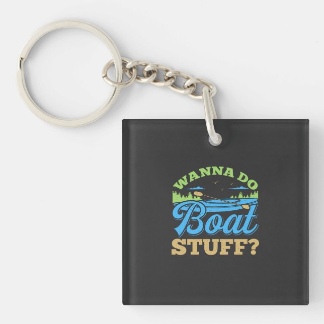 Boating - Boat Stuff Keychain (Front)