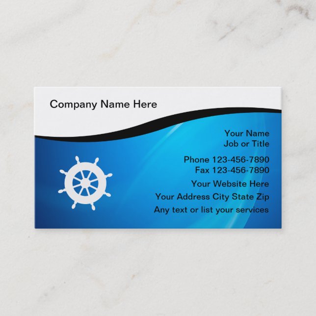 Boating Business Cards (Front)