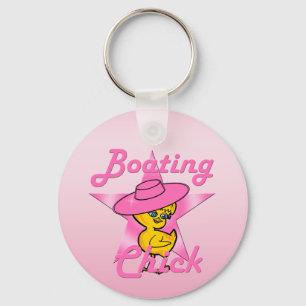 Boating Chick #8 Keychain
