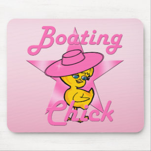 Boating Chick #8 Mouse Pad