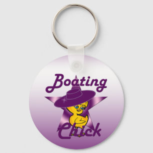 Boating Chick #9 Keychain