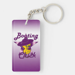 Boating Chick #9 Keychain