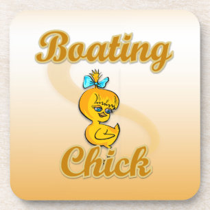Boating Chick Coaster