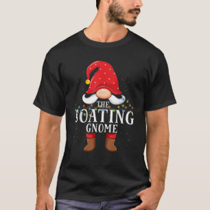 Boating Gnome Matching Christmas Family Pajama  T-Shirt