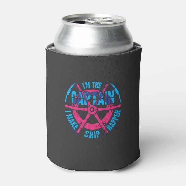 Boating - I'm The Captain Can Cooler (Can Front)