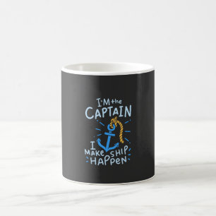 Boating - I'm The Captain Coffee Mug