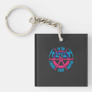 Boating - I'm The Captain Keychain