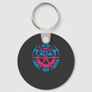Boating - I'm The Captain Keychain