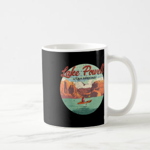 Boating In Lake Powell Utah Arizona Vintage Travel Coffee Mug
