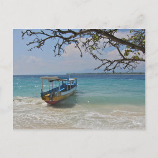 Boating in the Tropics Postcard