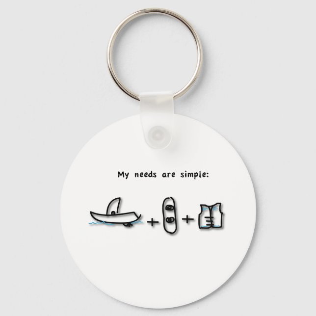 Boating is all I need Keychain (Front)