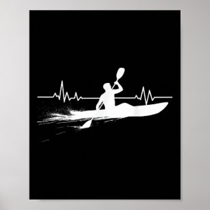 Boating Kayak Kayaker Canoe Paddling Kayaking _1  Poster