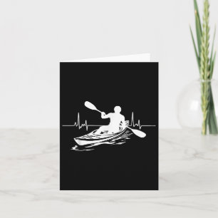 Boating Kayak Kayaker Canoe Paddling Kayaking  Card