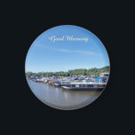 Boating Marina Magnet<br><div class="desc">This picture was taken at Scarisbrick Marina in Ormskirk (UK) I just thought it was a nice view to take a photo.</div>