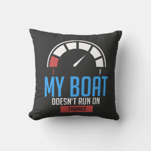 Boating - My Boat Throw Pillow