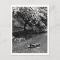 Boating on Chidorigafuchi: Tokyo, Japan Postcard