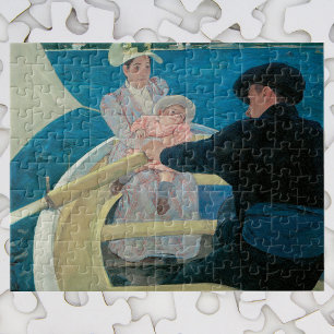 Boating Party by Mary Cassatt, Vintage Fine Art Jigsaw Puzzle