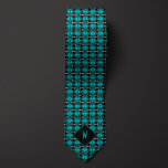 Boating Sailing Nautical Anchor Tie<br><div class="desc">Brightly coloured teal and black anchor pattern necktie for boating or sailing enthusiasts. Can be personalized with a monogram. Be sure to check out the matching socks featuring the same design to create a great combination gift for Father's Day,  birthday or other special occasion.</div>