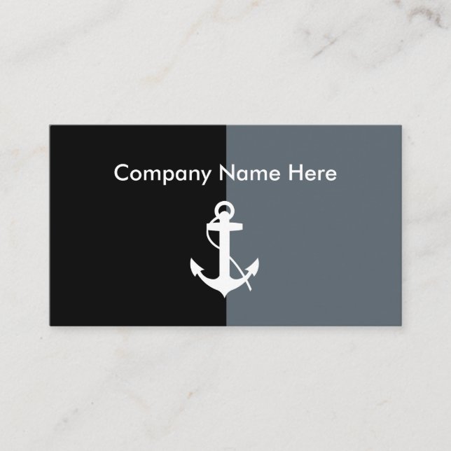 Boating Theme Business Cards (Front)