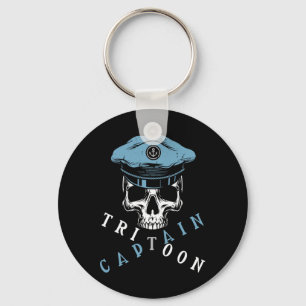 Boating Tritoon Captain Flatboat Life Pontoon For  Keychain