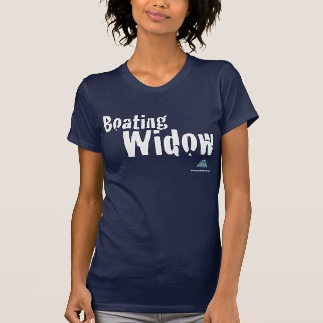 Boating Widow T-Shirt (Front)