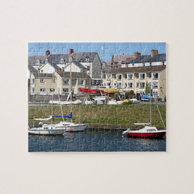 Boats, Aberystwyth, Wales Jigsaw Puzzle (Horizontal)
