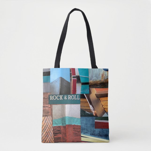 Boats abstract tote (Front)