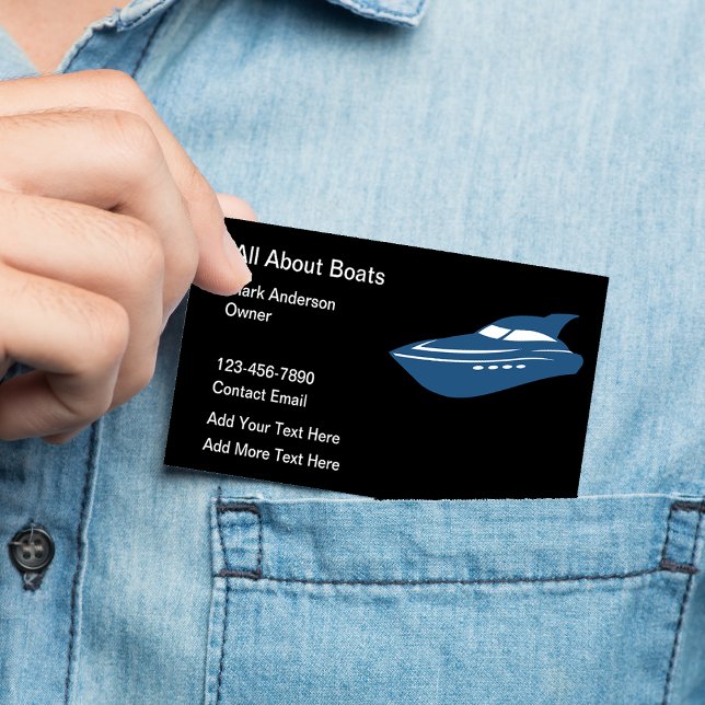 Boats And Boat Rental Business Cards (Creator Uploaded)
