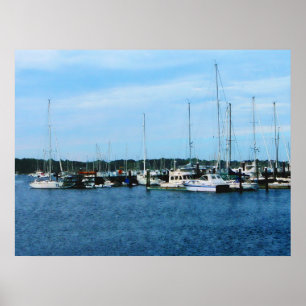 Boats at Newport RI Poster