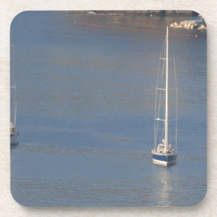Boats at rest in Sorrento Italy Coaster