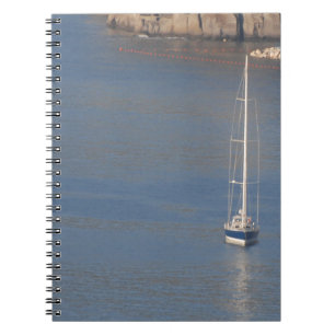 Boats at rest in Sorrento Italy Notebook