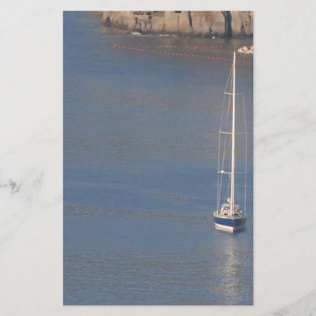 Boats at rest in Sorrento Italy Stationery (Front)