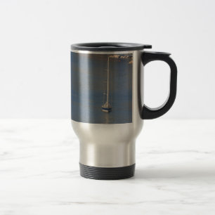 Boats at rest in Sorrento Italy Travel Mug