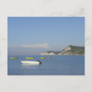 Boats at Sidari, Corfu (Greece) Postcard