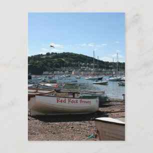 Boats at Teignmouth Devon UK Postcard