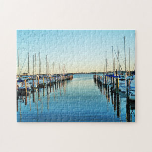 Boats At The Marina by Shirley Taylor Jigsaw Puzzle