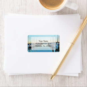 Boats At The Marina by Shirley Taylor Label