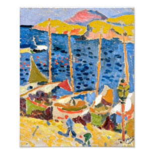 Boats at the Port of Collioure Andre Derain Photo Print