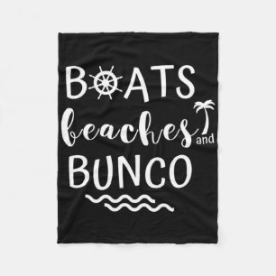 Boats Beaches Bunco Cruise Travel Girls Game Trip  Fleece Blanket