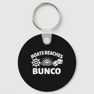 Boats Beaches Bunco Cruise Travel Girls Game Trip Keychain