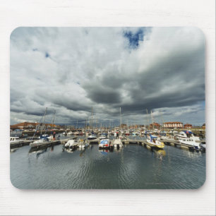 Boats In A Harbour Mouse Pad